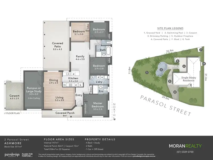Floorplan of Homely house listing, 2 Parasol Street, Ashmore QLD 4214