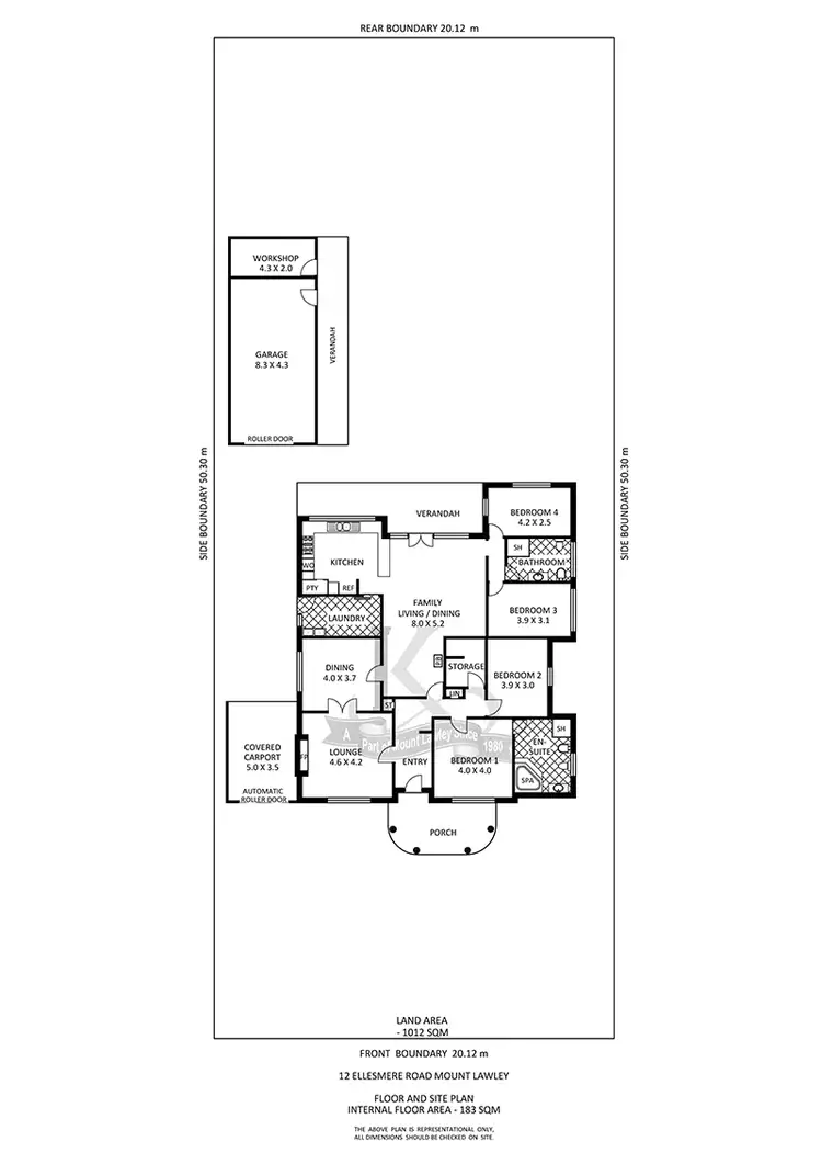 Floorplan of Homely house listing, 12 Ellesmere Road, Mount Lawley WA 6050