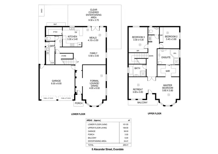 Floorplan of Homely house listing, 8 Alexander St, Evandale SA 5069