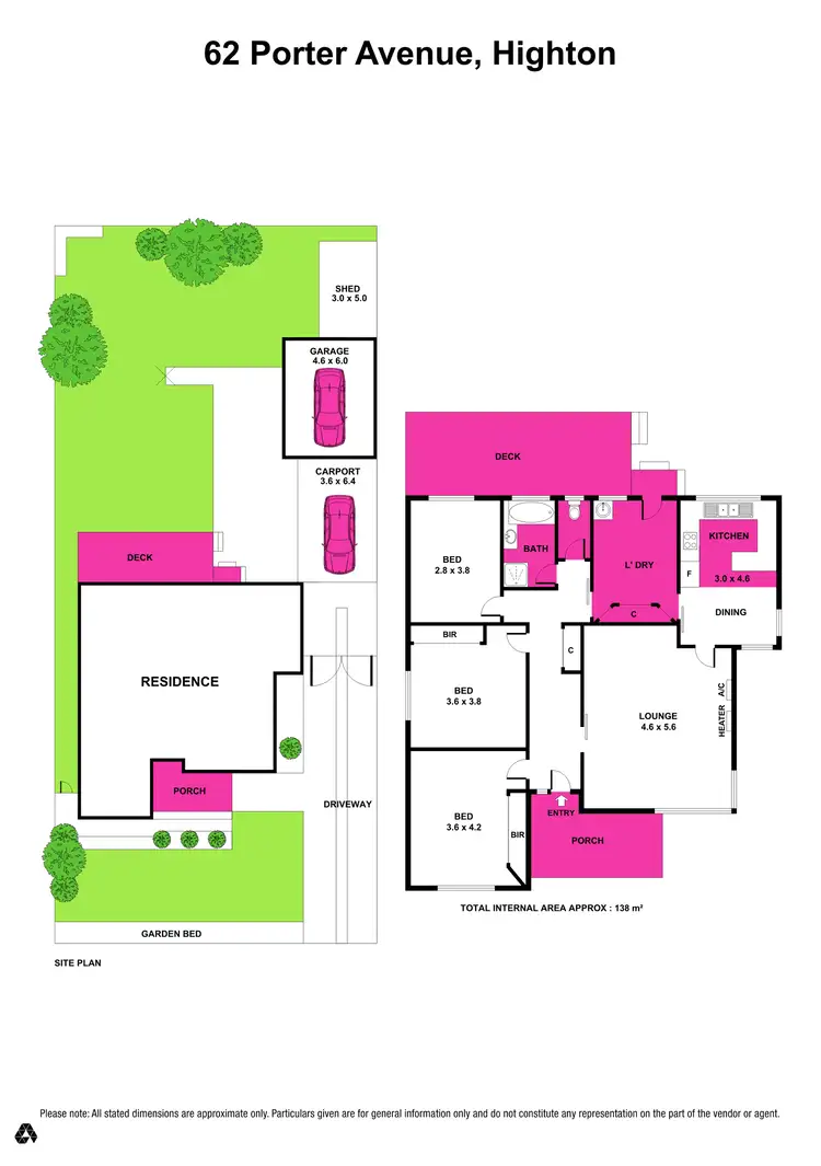 Floorplan of Homely house listing, 62 Porter Avenue, Highton VIC 3216