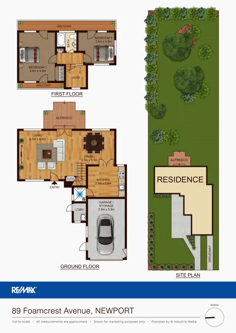Floorplan of Homely house listing, 89 Foamcrest Ave, Newport NSW 2106