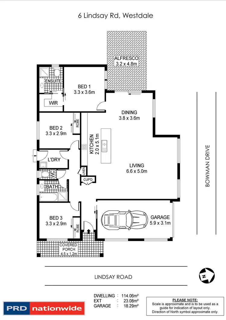Floorplan of Homely house listing, 6 Lindsay Road, Tamworth NSW 2340