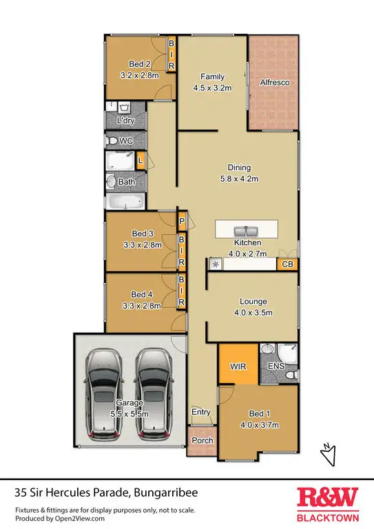 Floorplan of Homely house listing, 35 Sir Hercules Parade, Bungarribee NSW 2767