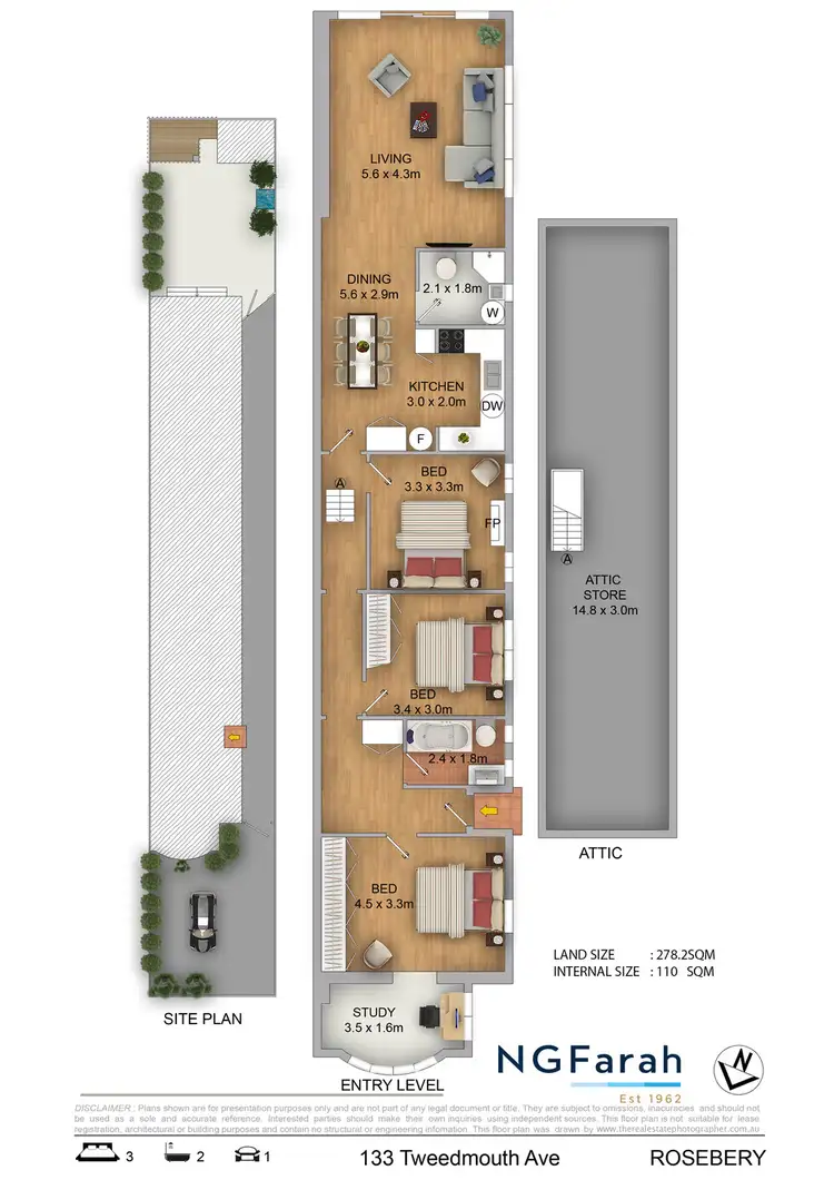 Floorplan of Homely house listing, 133 Tweedmouth Avenue, Rosebery NSW 2018