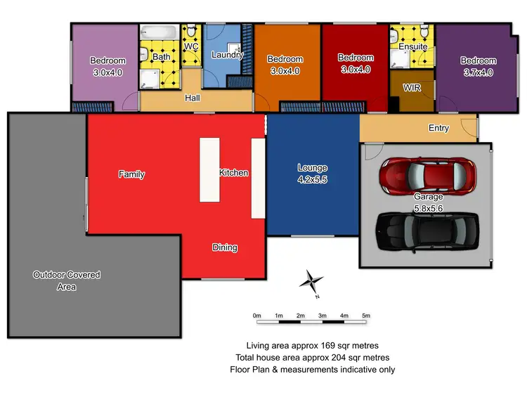 Floorplan of Homely house listing, 92 William Maker Drive, Orange NSW 2800