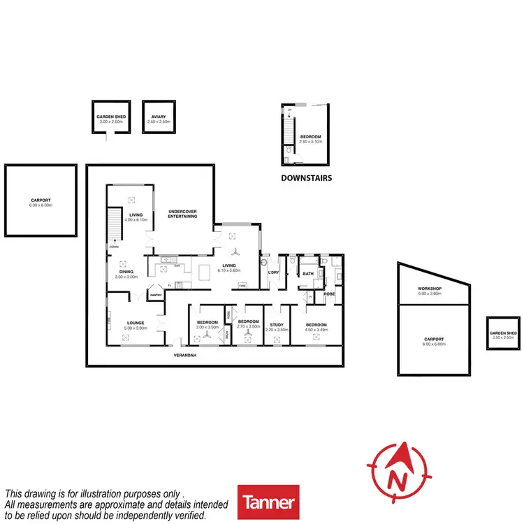 Floorplan of Homely house listing, 4 Windarra Court, Belair SA 5052