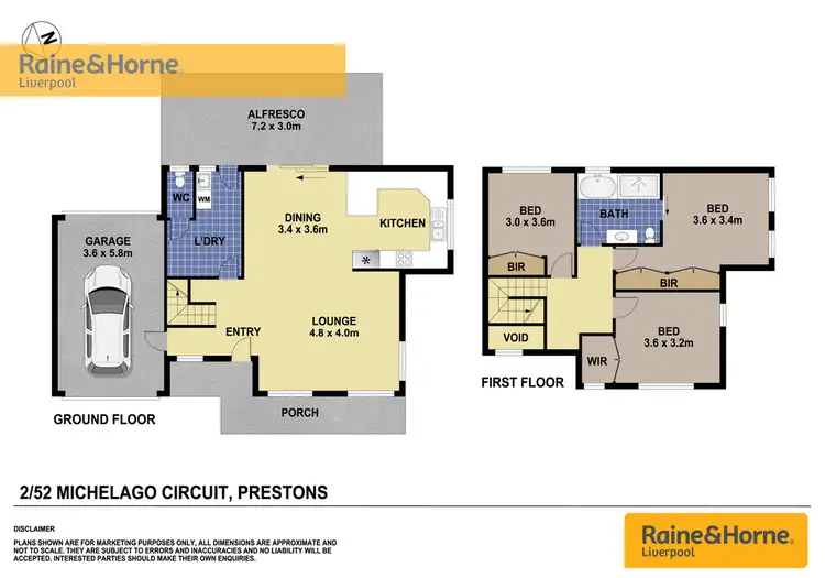 Floorplan of Homely house listing, 2/52 Michelgao Circuit, Prestons NSW 2170
