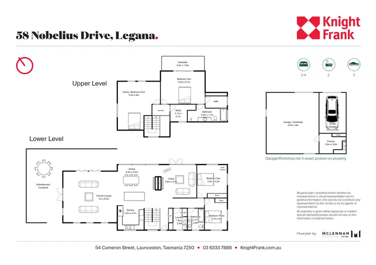 Floorplan of Homely house listing, 58 Nobelius Drive, Legana TAS 7277
