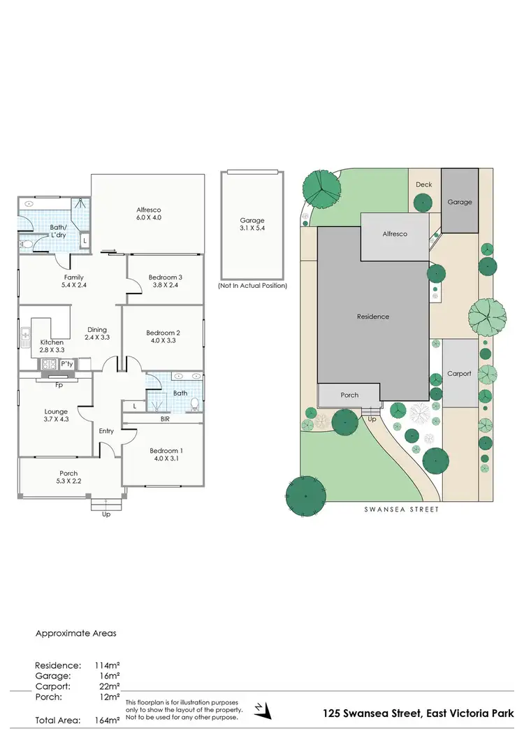 Floorplan of Homely house listing, 125 Swansea St, East Victoria Park WA 6101