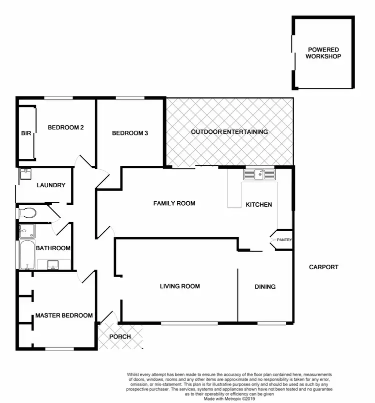 Floorplan of Homely house listing, 12 Hawford Way, Willetton WA 6155