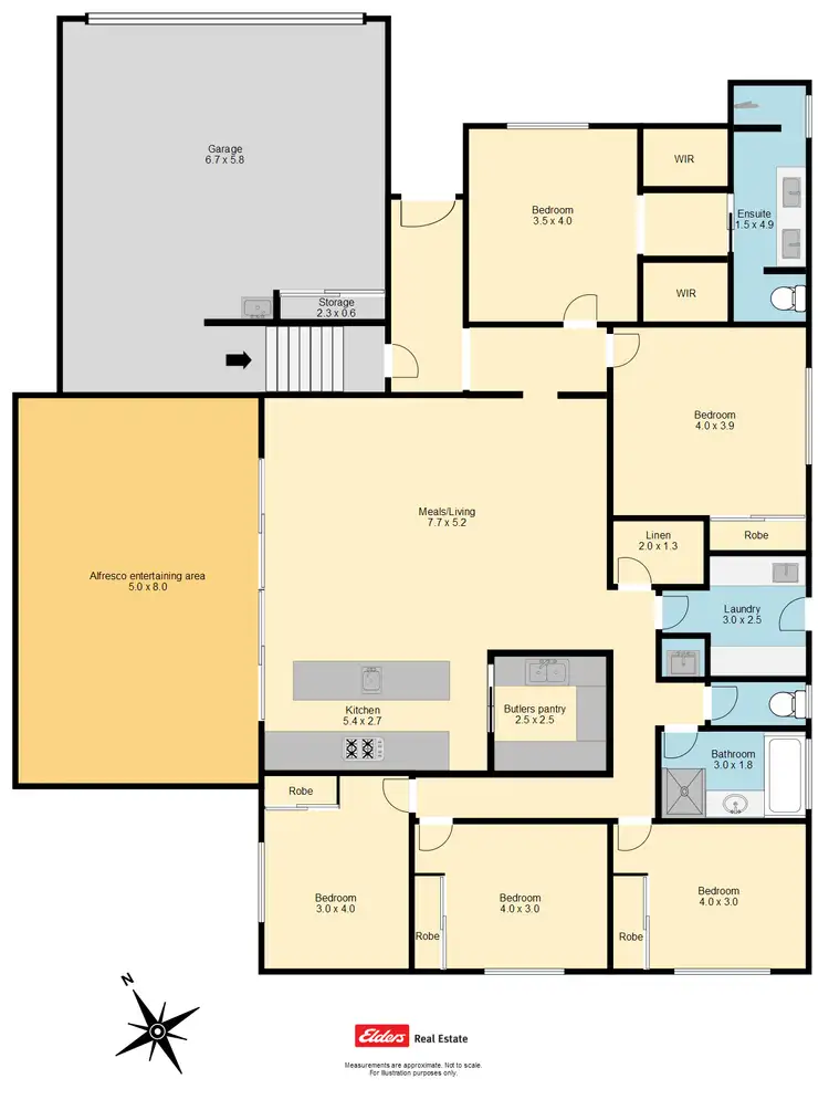 Floorplan of Homely house listing, 74 Yarralumla Drive, Wodonga VIC 3690