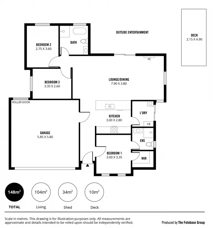 Floorplan of Homely house listing, 1/7 Sandy Lane, Hackham SA 5163