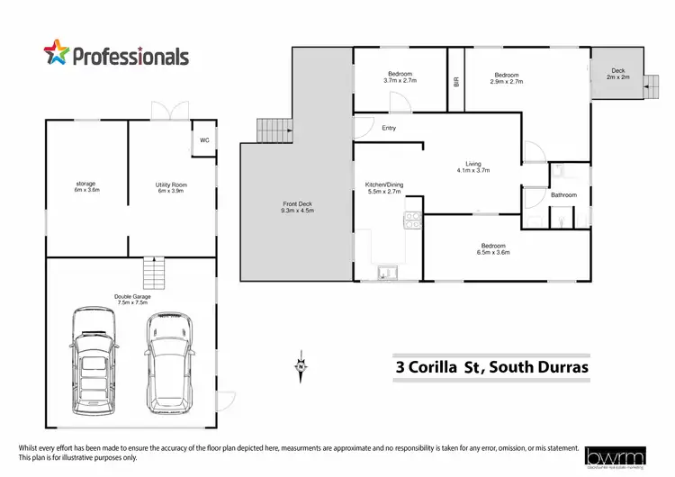 Floorplan of Homely house listing, 3 Corilla Street, South Durras NSW 2536