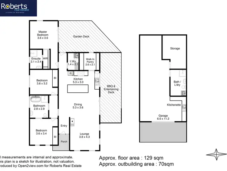 Floorplan of Homely house listing, 13 Strawberry Hill Court, Orford TAS 7190