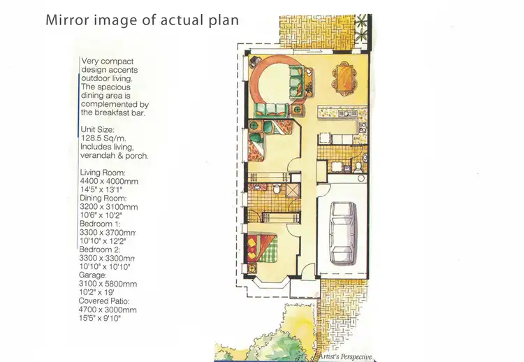 Floorplan of Homely villa listing, 35/40 Lakeside Cr, Currimundi QLD 4551