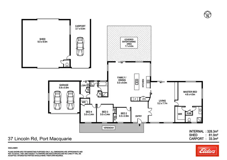Floorplan of Homely house listing, 37 Lincoln Road, Port Macquarie NSW 2444