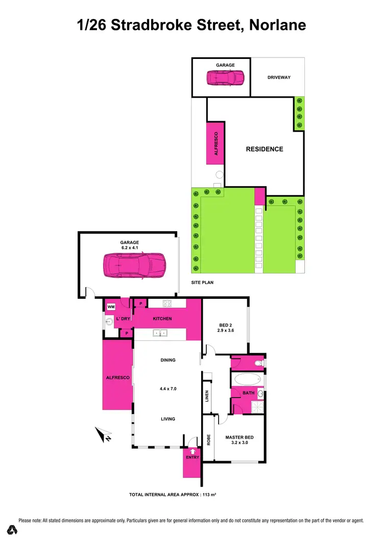 Floorplan of Homely house listing, 1/26 Stradbroke Street, Norlane VIC 3214