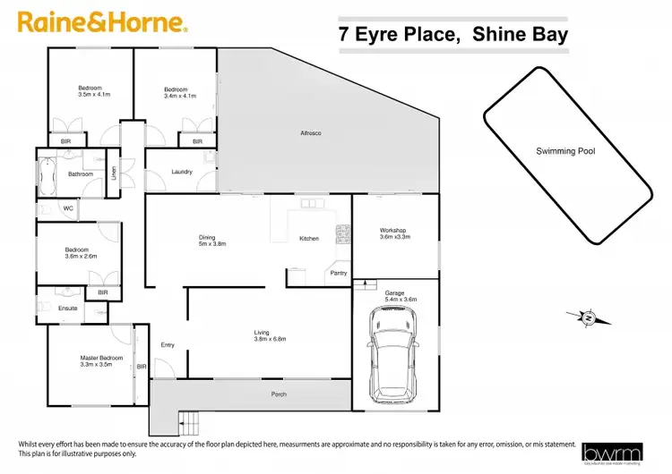 Floorplan of Homely house listing, 7 Eyre Place, Sunshine Bay NSW 2536