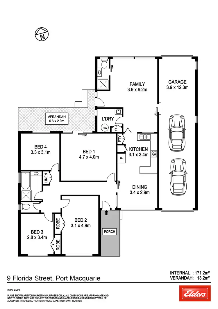 Floorplan of Homely house listing, 9 Florida Street, Port Macquarie NSW 2444