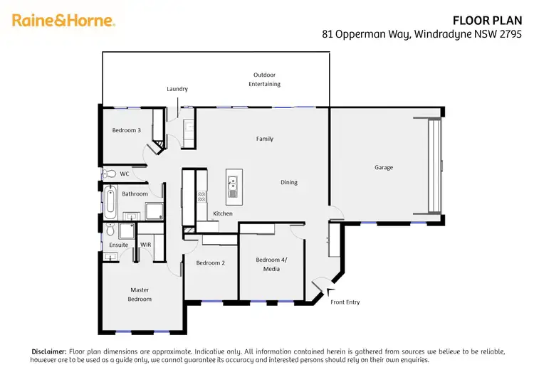 Floorplan of Homely house listing, 81 Opperman Way, Windradyne NSW 2795