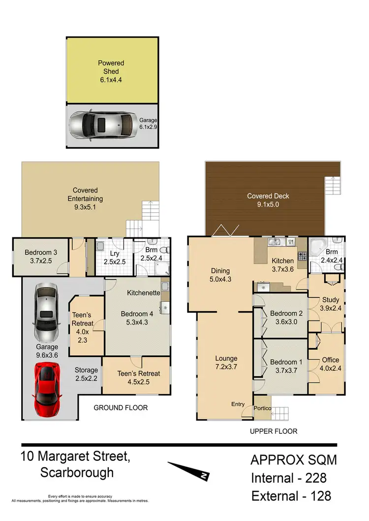 Floorplan of Homely house listing, 10 Margaret st, Scarborough QLD 4020