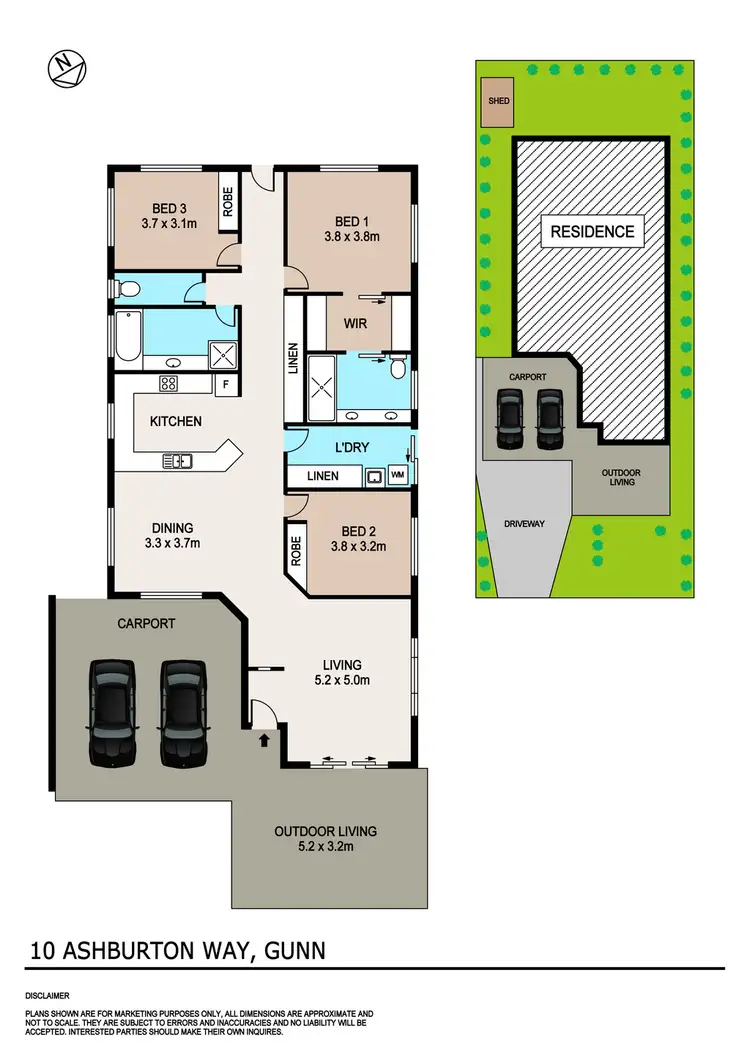 Floorplan of Homely house listing, 10 Ashburton Way, Gunn NT 832