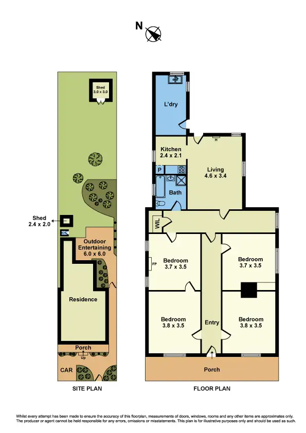 Floorplan of Homely house listing, 37 Railway Place, Williamstown VIC 3016