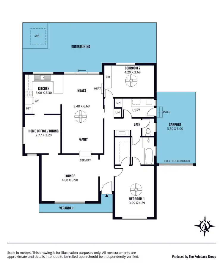 Floorplan of Homely house listing, 1/3 Craig Court, O'halloran Hill SA 5158