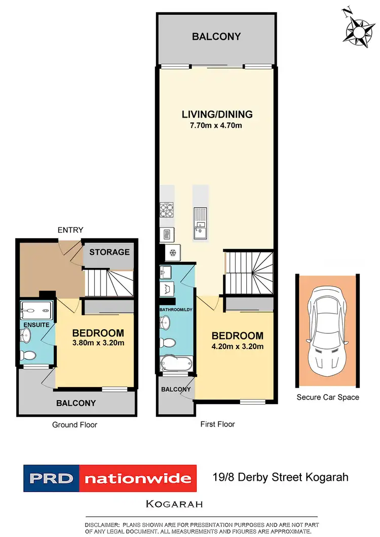 Floorplan of Homely apartment listing, 19/8 Derby Street, Kogarah NSW 2217
