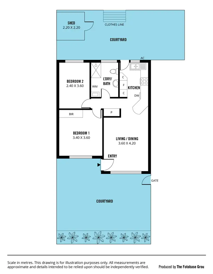 Floorplan of Homely house listing, 2/34 College Road, Somerton Park SA 5044