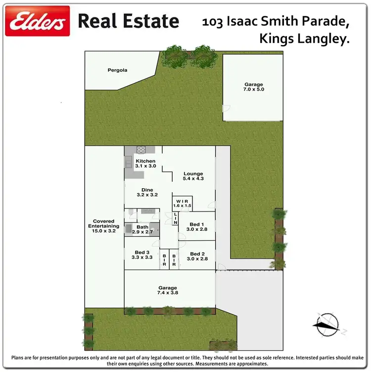 Floorplan of Homely house listing, 103 Isaac Smith Parade, Kings Langley NSW 2147