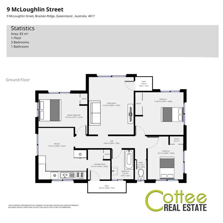 Floorplan of Homely house listing, 9 Mcloughlin Street, Bracken Ridge QLD 4017