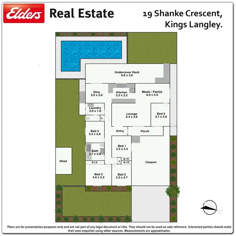 Floorplan of Homely house listing, 19 Shanke Crescent, Kings Langley NSW 2147