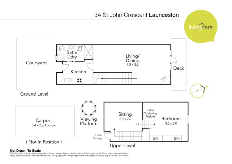 Floorplan of Homely house listing, 3a St John Crescent, Launceston TAS 7250