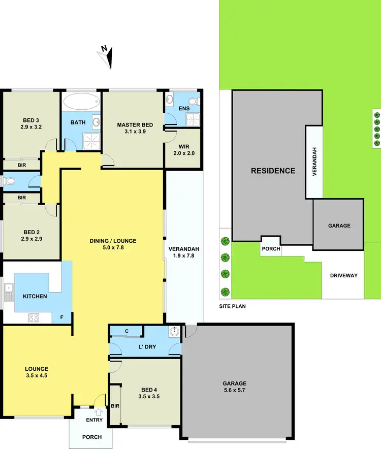 Floorplan of Homely house listing, 47 McKerrow Crescent, Goodna QLD 4300