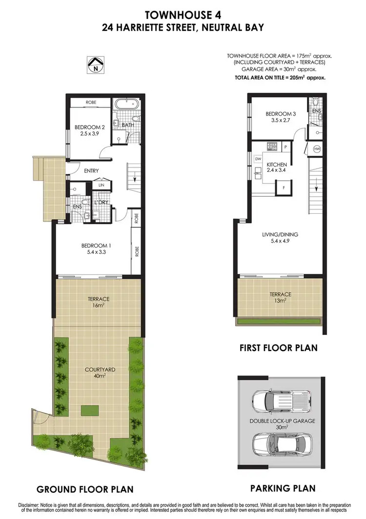 Floorplan of Homely apartment listing, 4/24 Harriette Street, Neutral Bay NSW 2089