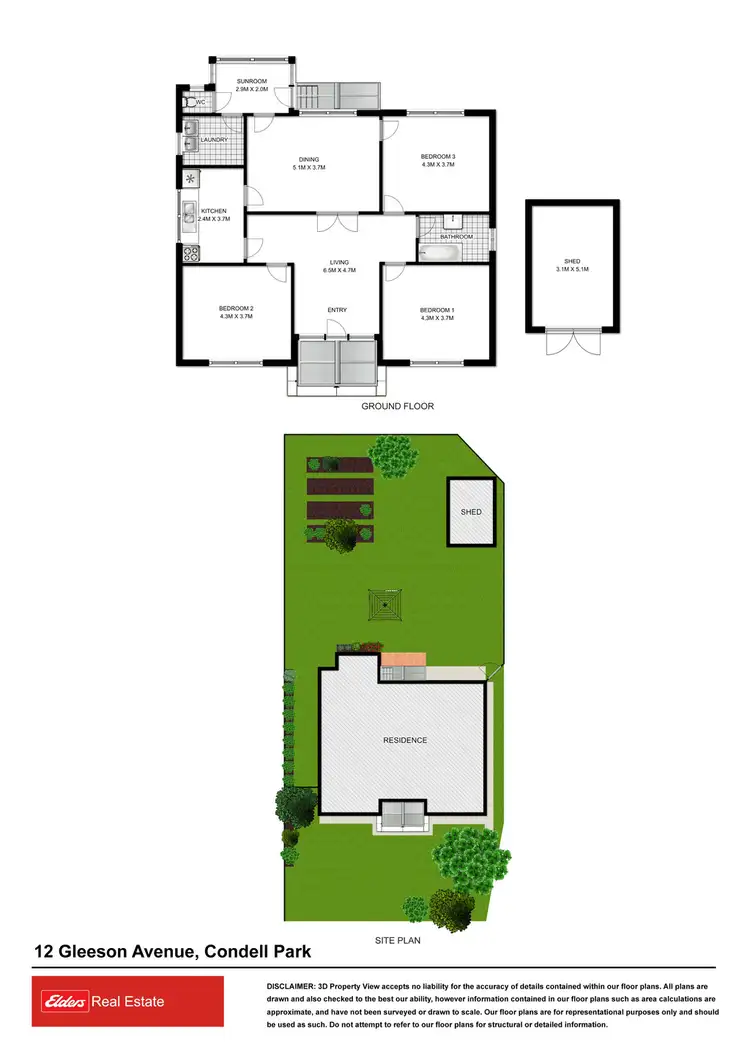 Floorplan of Homely house listing, 12 Gleeson Avenue, Condell Park NSW 2200