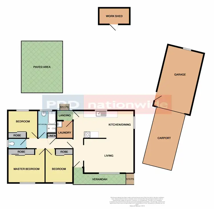 Floorplan of Homely house listing, 13 Fahey Street, Rutherford NSW 2320
