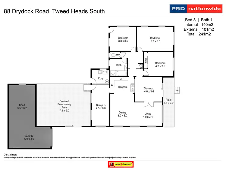 Floorplan of Homely house listing, 88 Dry Dock Road, Tweed Heads South NSW 2486