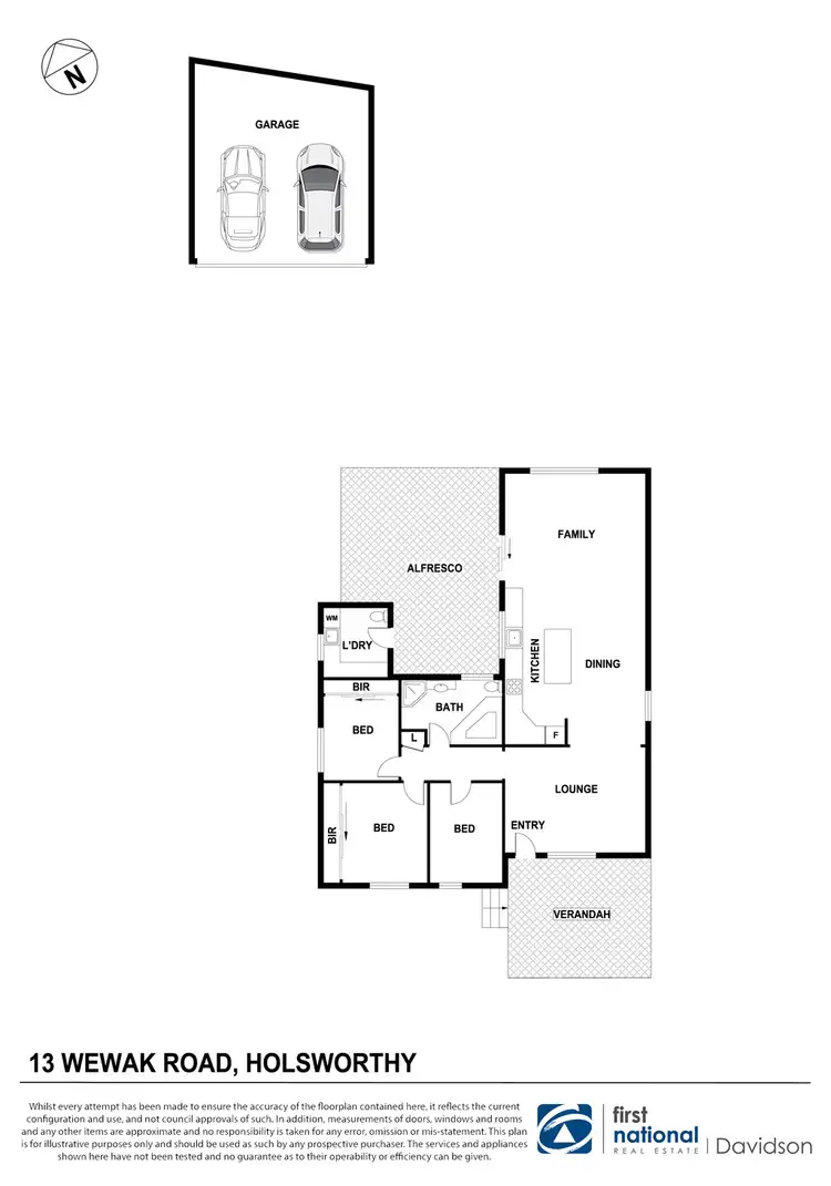 Floorplan of Homely house listing, 13 Wewak Road, Holsworthy NSW 2173