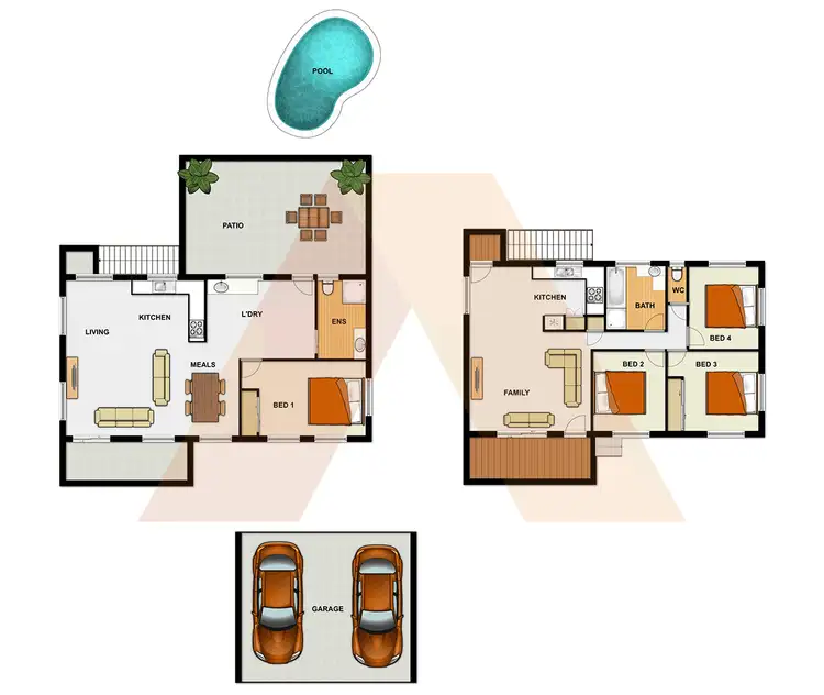 Floorplan of Homely house listing, 35-39 Mahogany Road, Munruben QLD 4125