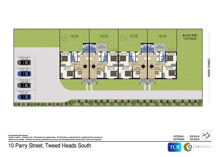 Floorplan of Homely block of units listing, 10 Parry Street, Tweed Heads South NSW 2486