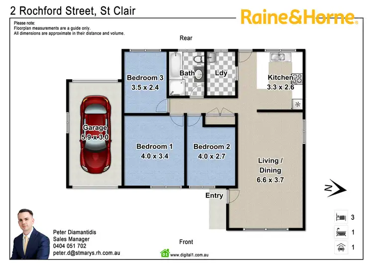 Floorplan of Homely house listing, 2 Rochford Street, St Clair NSW 2759