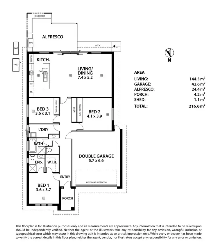 Floorplan of Homely house listing, 14 Jarrett Street, Strathalbyn SA 5255