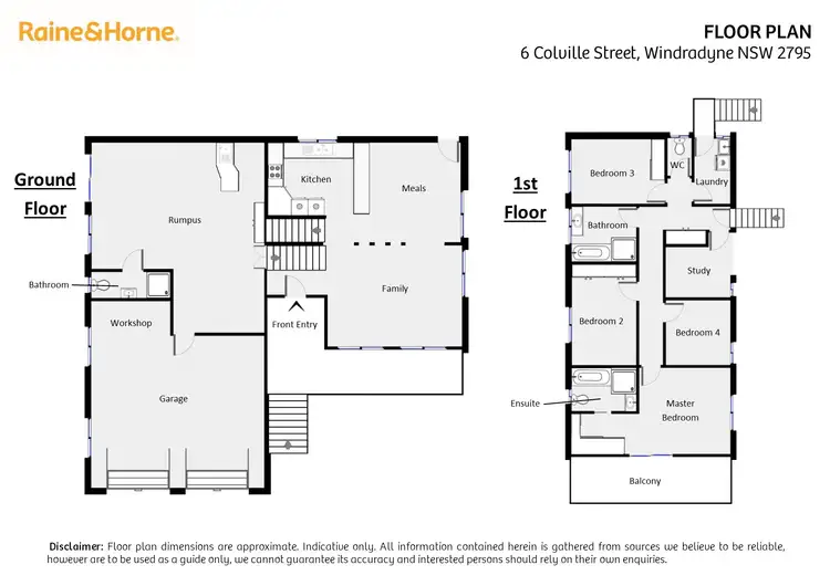 Floorplan of Homely house listing, 6 Colville Street, Windradyne NSW 2795