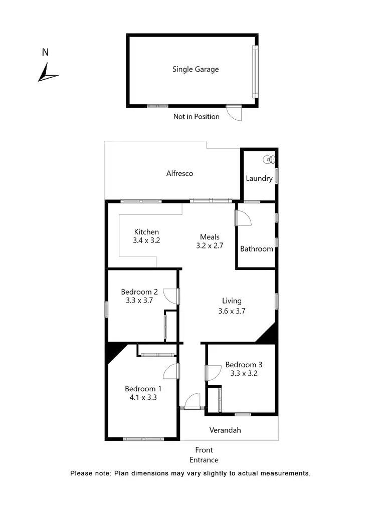 Floorplan of Homely house listing, 511 Barkly Street, Golden Point VIC 3350