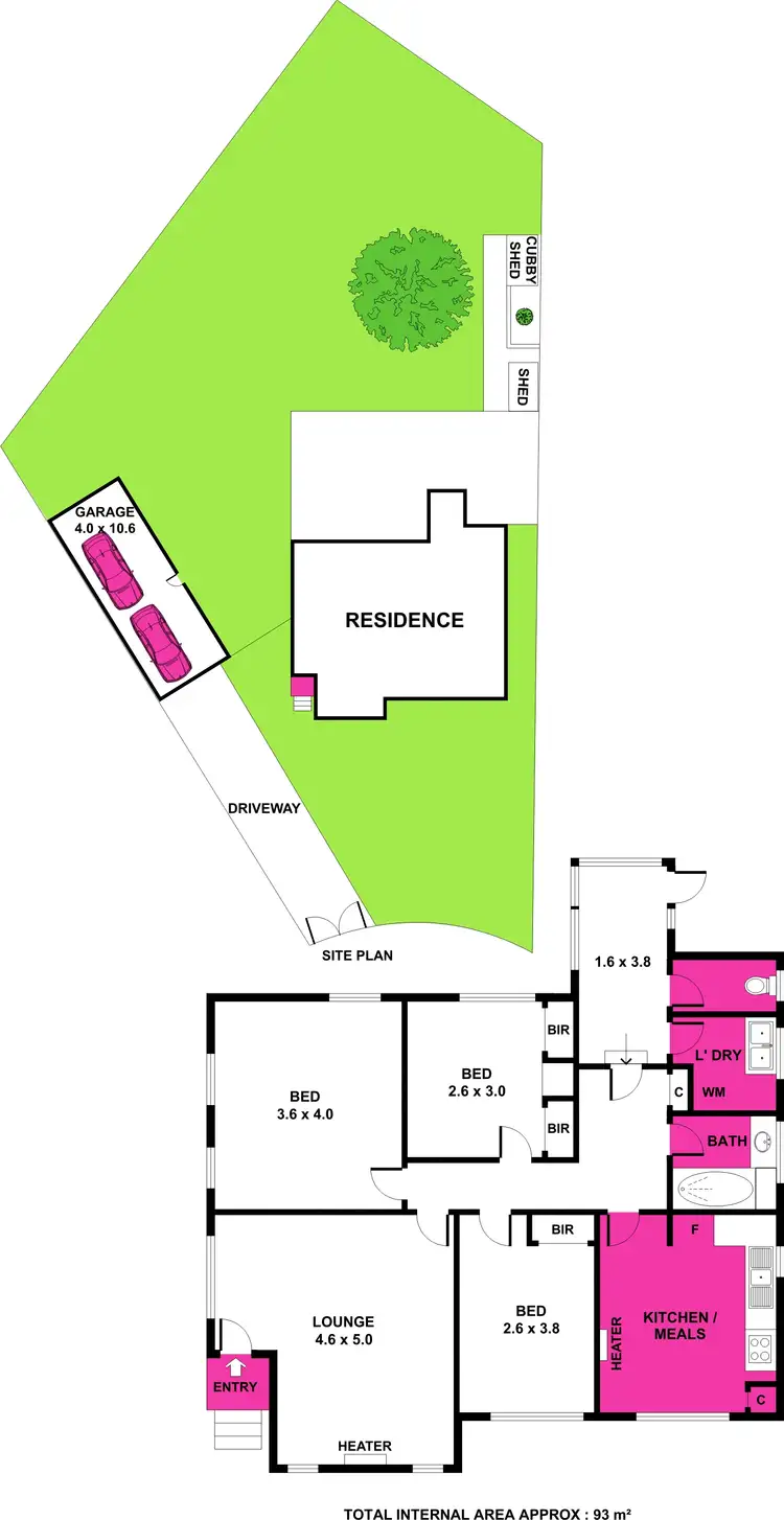 Floorplan of Homely house listing, 12 Bendle Court, East Geelong VIC 3219