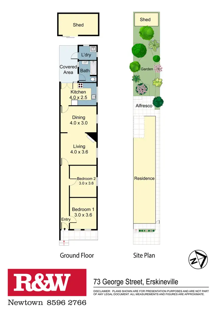 Floorplan of Homely house listing, 73 George Street, Erskineville NSW 2043