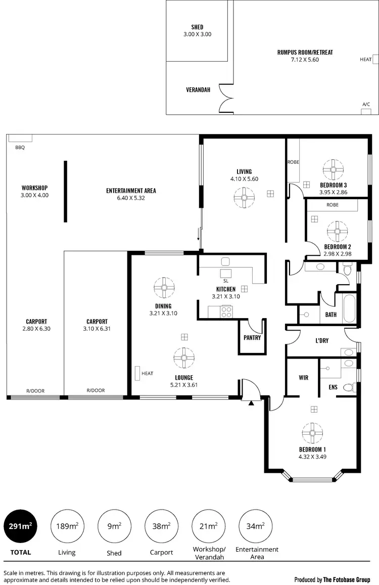 Floorplan of Homely house listing, 11 John Bull Court, Andrews Farm SA 5114