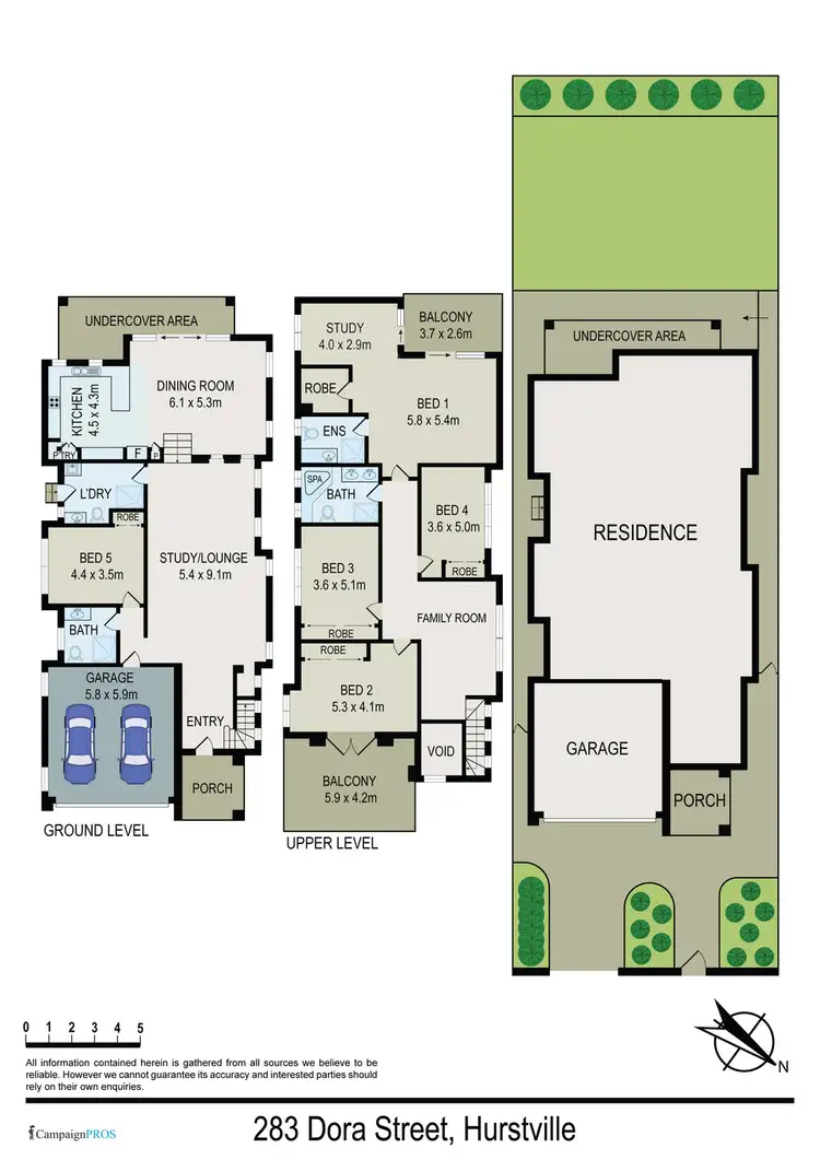 Floorplan of Homely house listing, 283 Dora Street, Hurstville NSW 2220